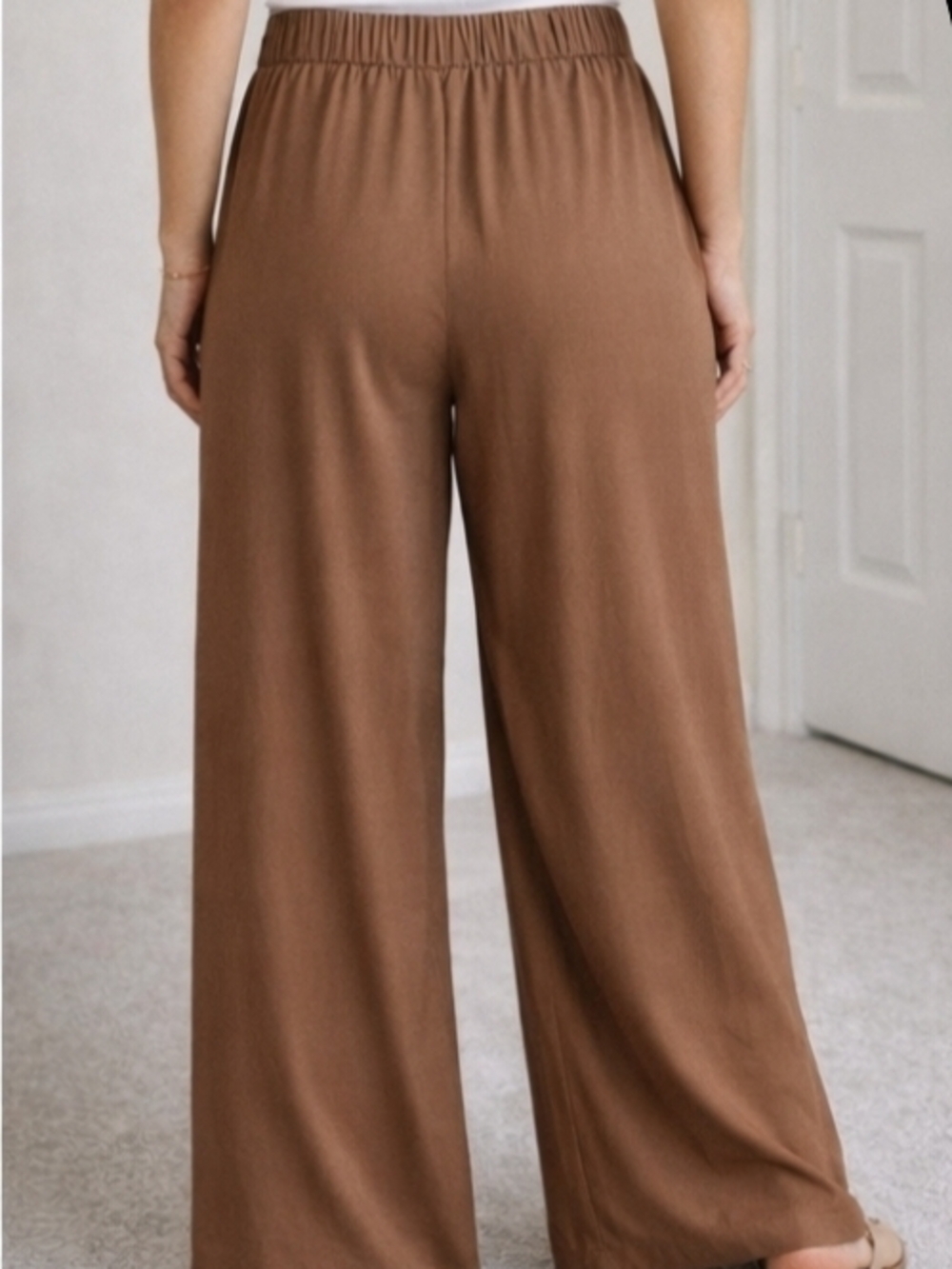 Fabulous & Bar Brown Palazzo Pants - Picture 2 of 4